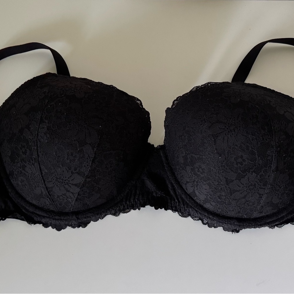 PINK Victoria's Secret Black Lace Bra